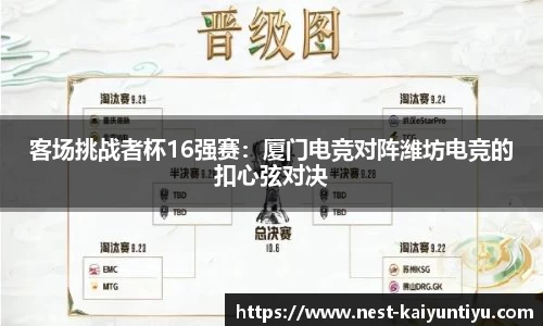 客场挑战者杯16强赛：厦门电竞对阵潍坊电竞的扣心弦对决